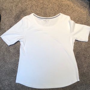 Crisp white tee